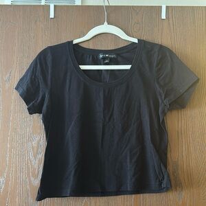 Derek heart size L Crop Tee